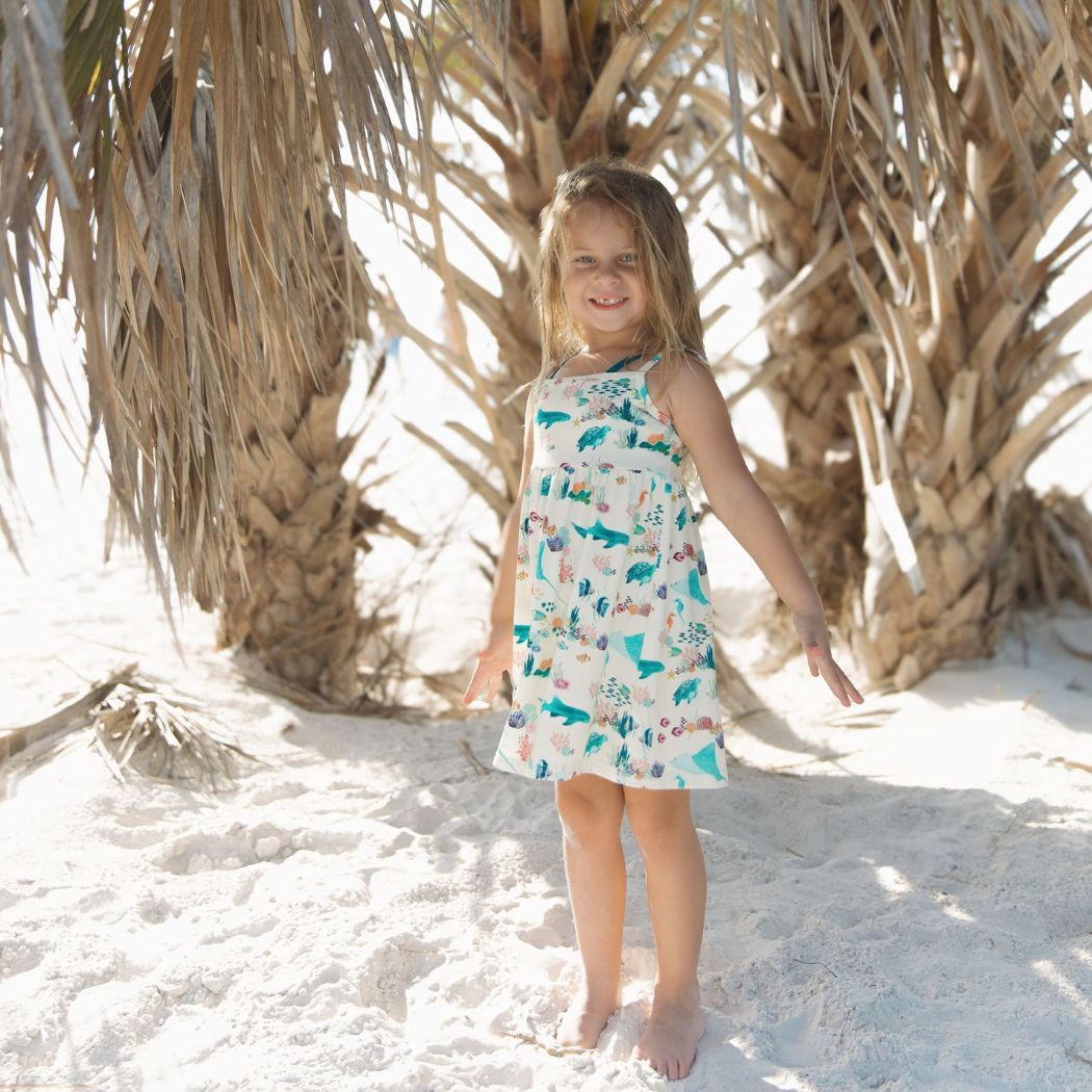 Coral Reef Bamboo Sundress