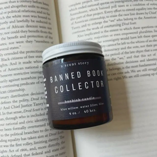 Banned Book Collector | Bookish Candle
