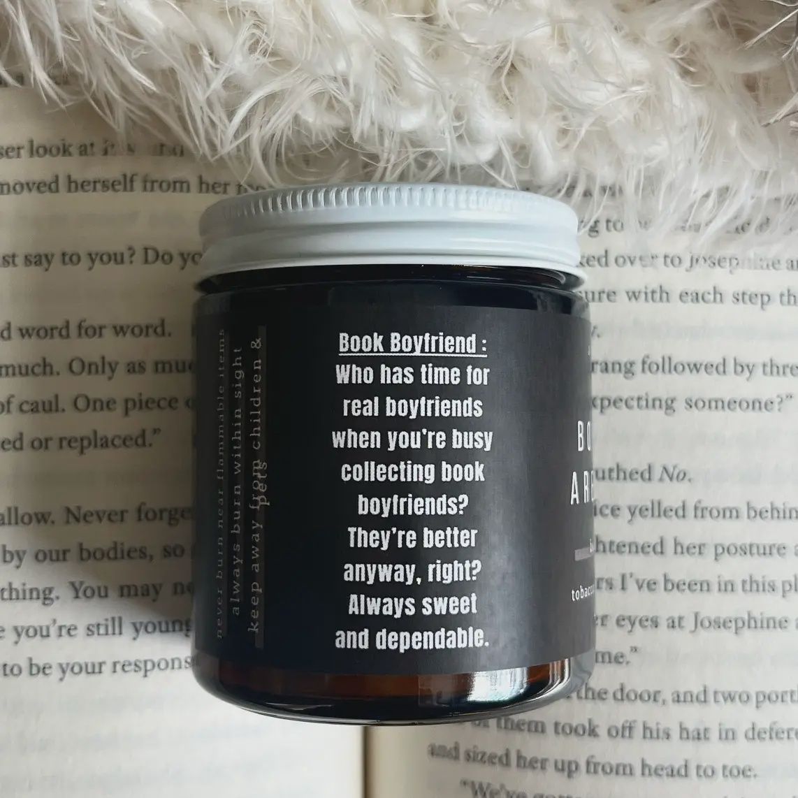 Book Boyfriends Are Better - Bookish Candle