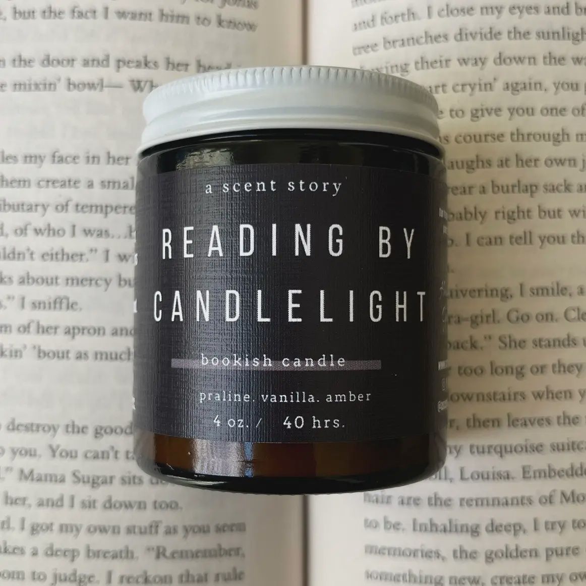 Reading by Candlelight- Candle