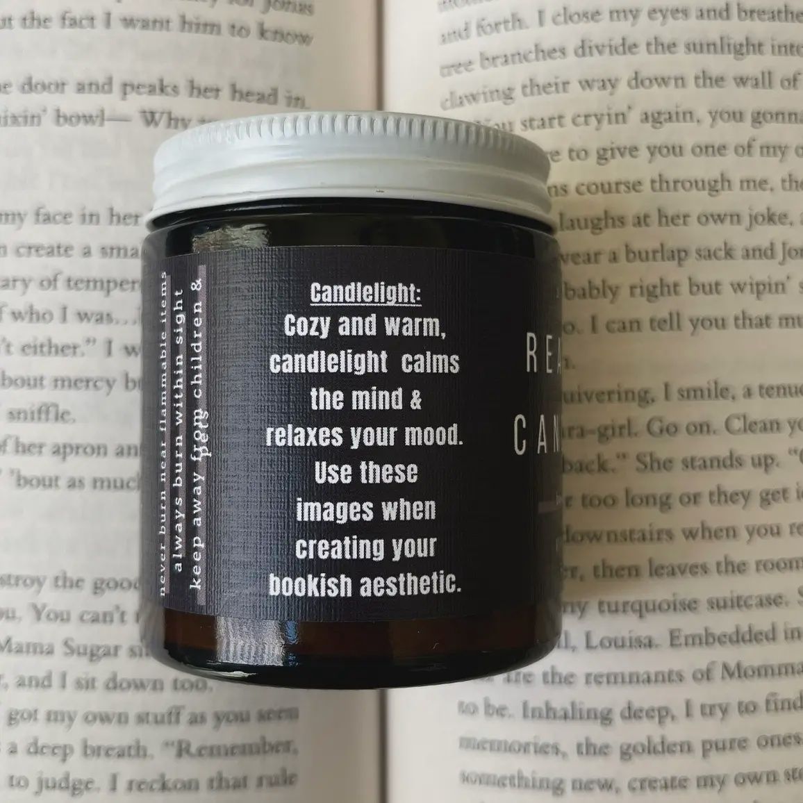 Reading by Candlelight- Candle