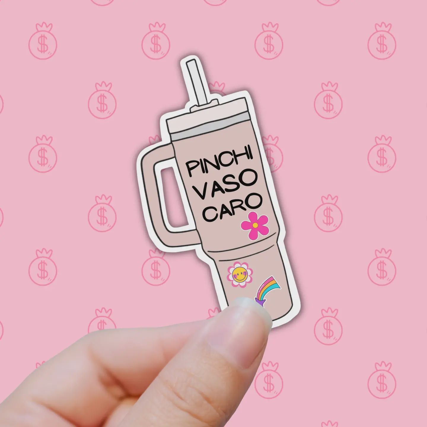 Pinchi Vaso Caro Funny Sticker