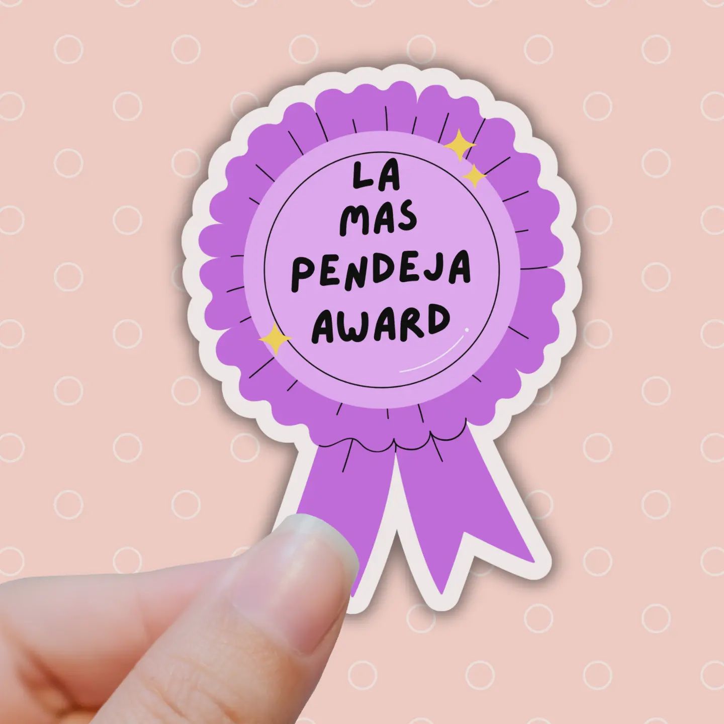Funny Award Ribbon Latinx Sticker