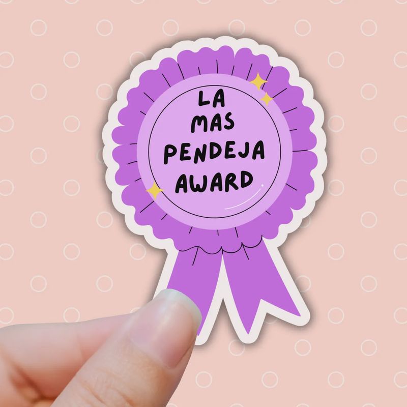 Funny Award Ribbon Latinx Sticker