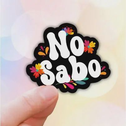 No Sabo Funny Sticker