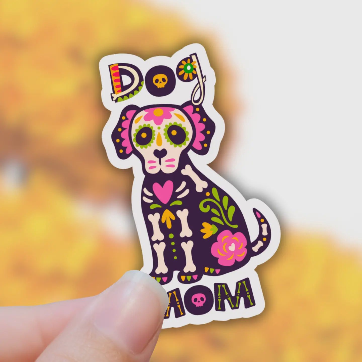 Dog Mom Sticker,Hispanic