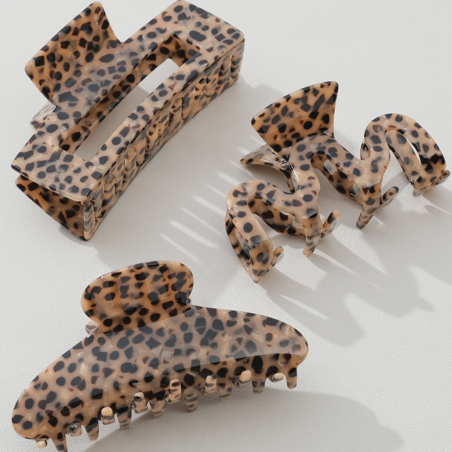 Wild Leopard Large | Assorted Large Claw Clips