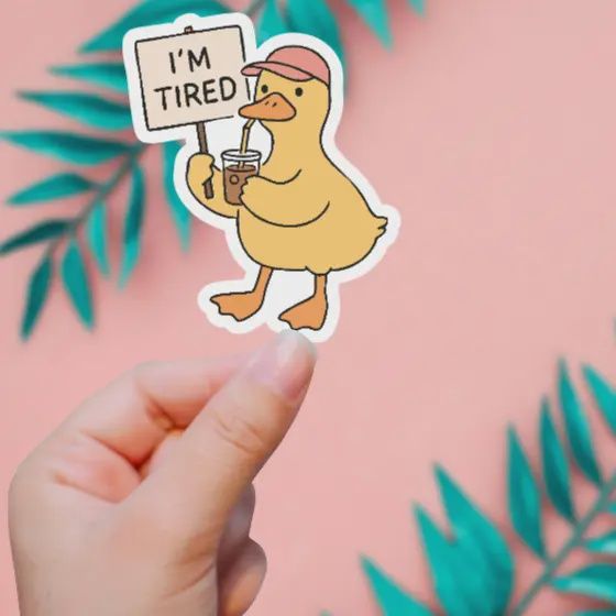 I&#39;m Tired Sticker