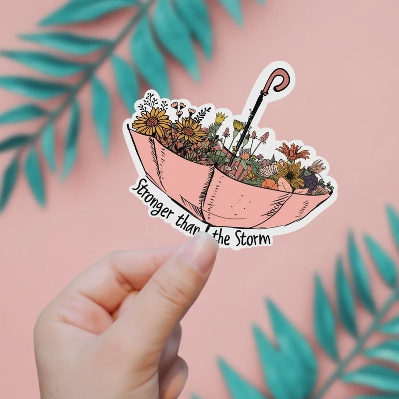 Stronger Than the Storm Sticker