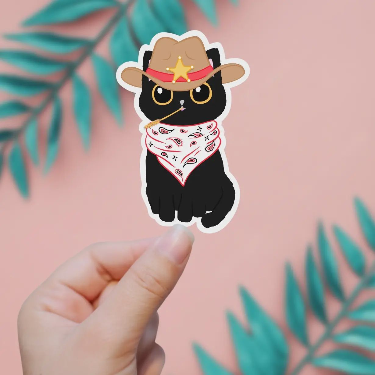 Meowdy Cat Sticker