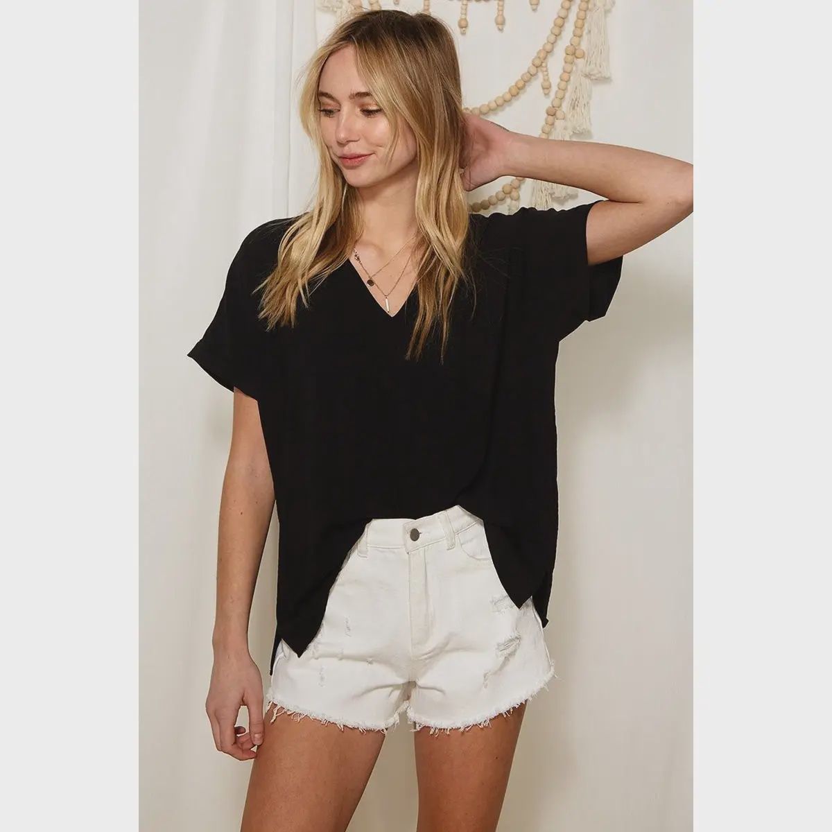 Airflow Dolman Sleeve Woven Top