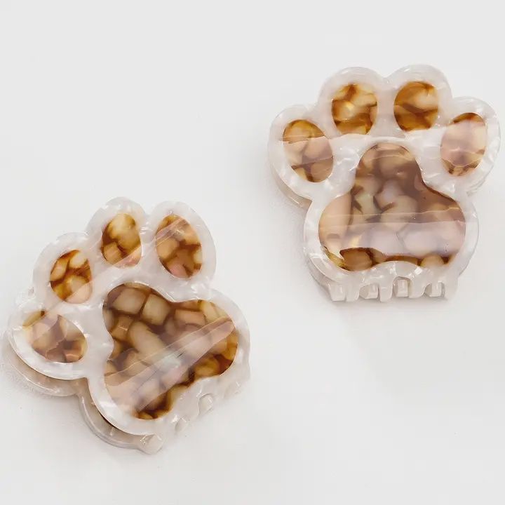 Paw Print Claw Clip