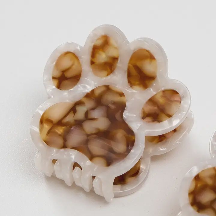 Paw Print Claw Clip