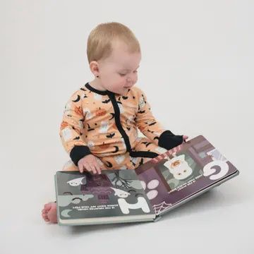 Boo-Tastic Halloween Glow in the Dark Bamboo Baby Pajamas