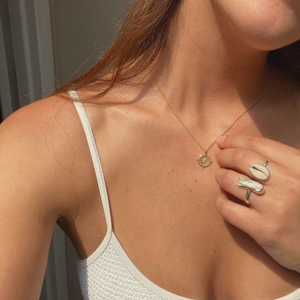 Biwa Pearl Ring (Handmade)