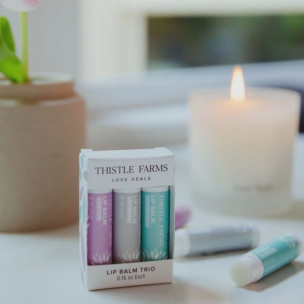 Lip Balm Trio Set - Lavender, Tea Tree Mint