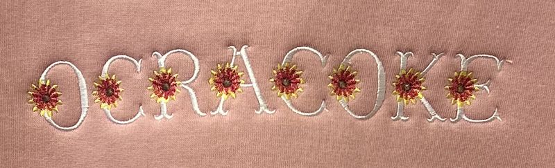 Joebell Flower Embroidered Sweatshirt