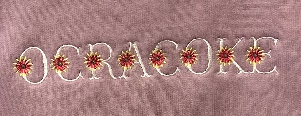 Joebell Flower Embroidered Sweatshirt