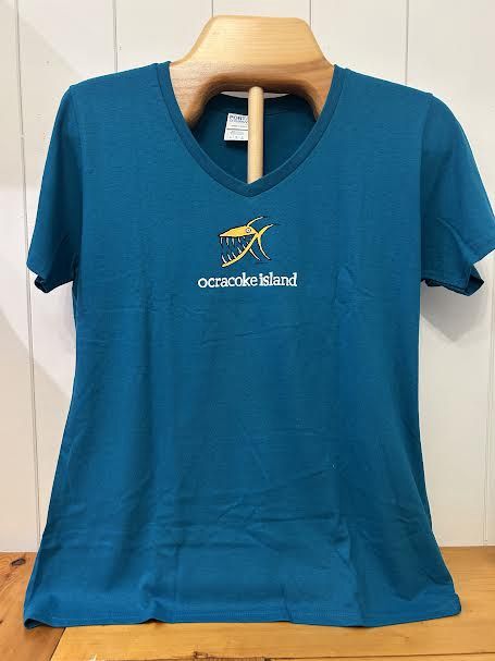 Piranha V-Neck Tee