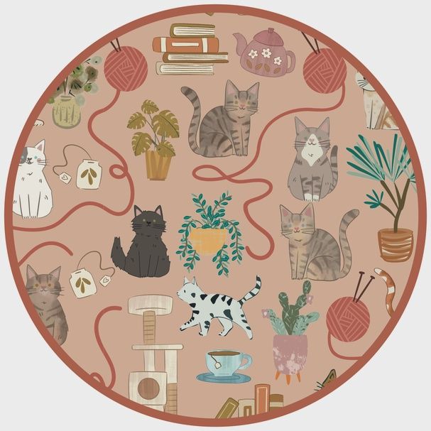 Cats Meow Bamboo &amp; Fleece Throw Blanket-Twin