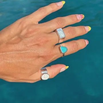 Savannah Ring - Mother of Pearl (Handmade)