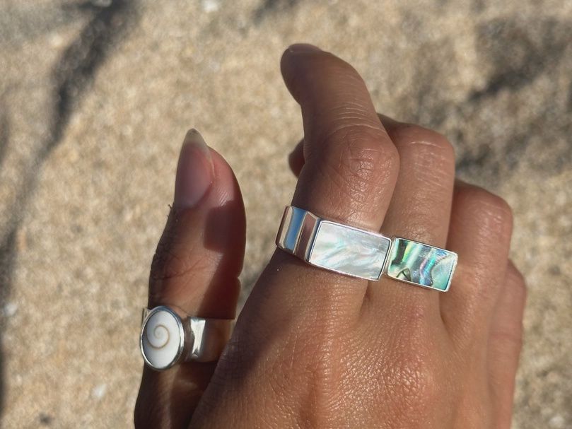 Savannah Ring - Mother of Pearl (Handmade)