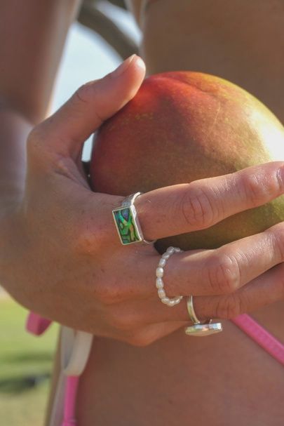 Morgan Ring - Abalone (Handmade)