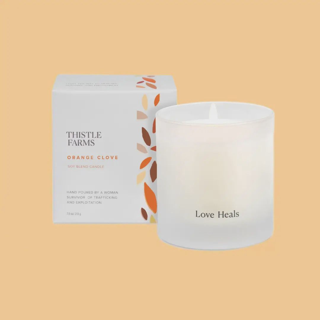 Orange Clove Soy Wax Holiday Candle