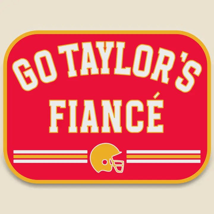 Football Sticker Go Taylor&#39;s Fiance