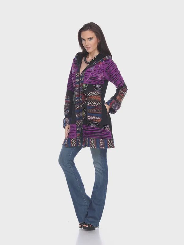 Long Hoodie Jacket RI1592