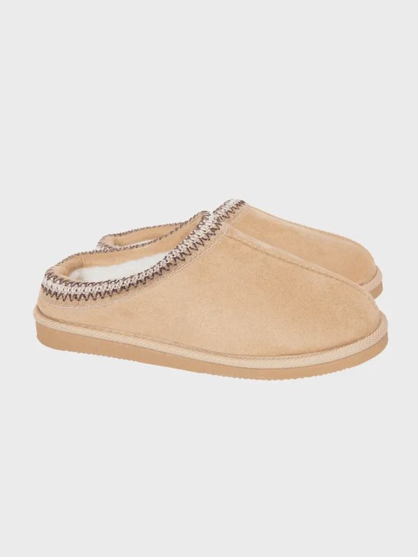 Sand Embroidered Comfy Slippers