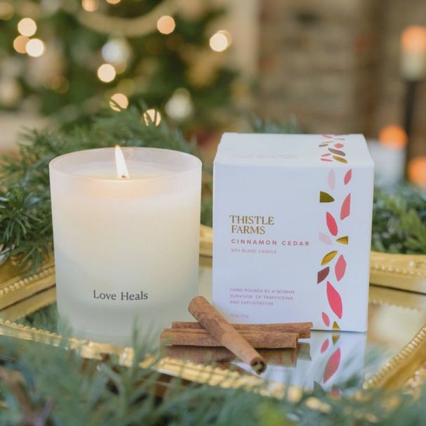 Cinnamon Cedar Holiday Candle | Orange Cinnamon Vanilla