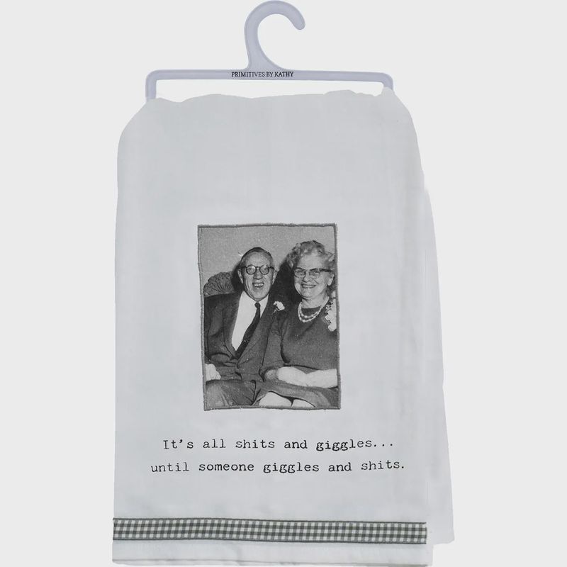 It&#39;s All Shits and Giggles Kitchen Towel