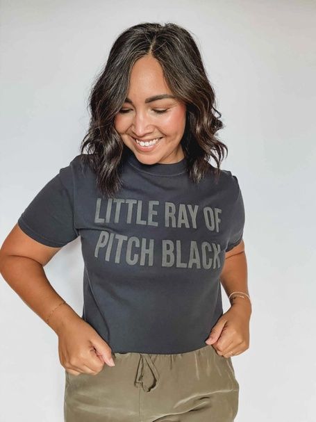 Little Ray Of Pitch Black Graphic Tee