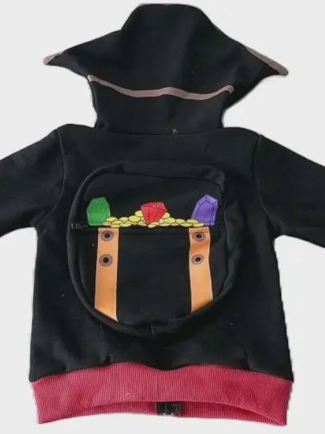 Pirate Treasure Chest Backpack 3D Kids and Toddler Hoodie