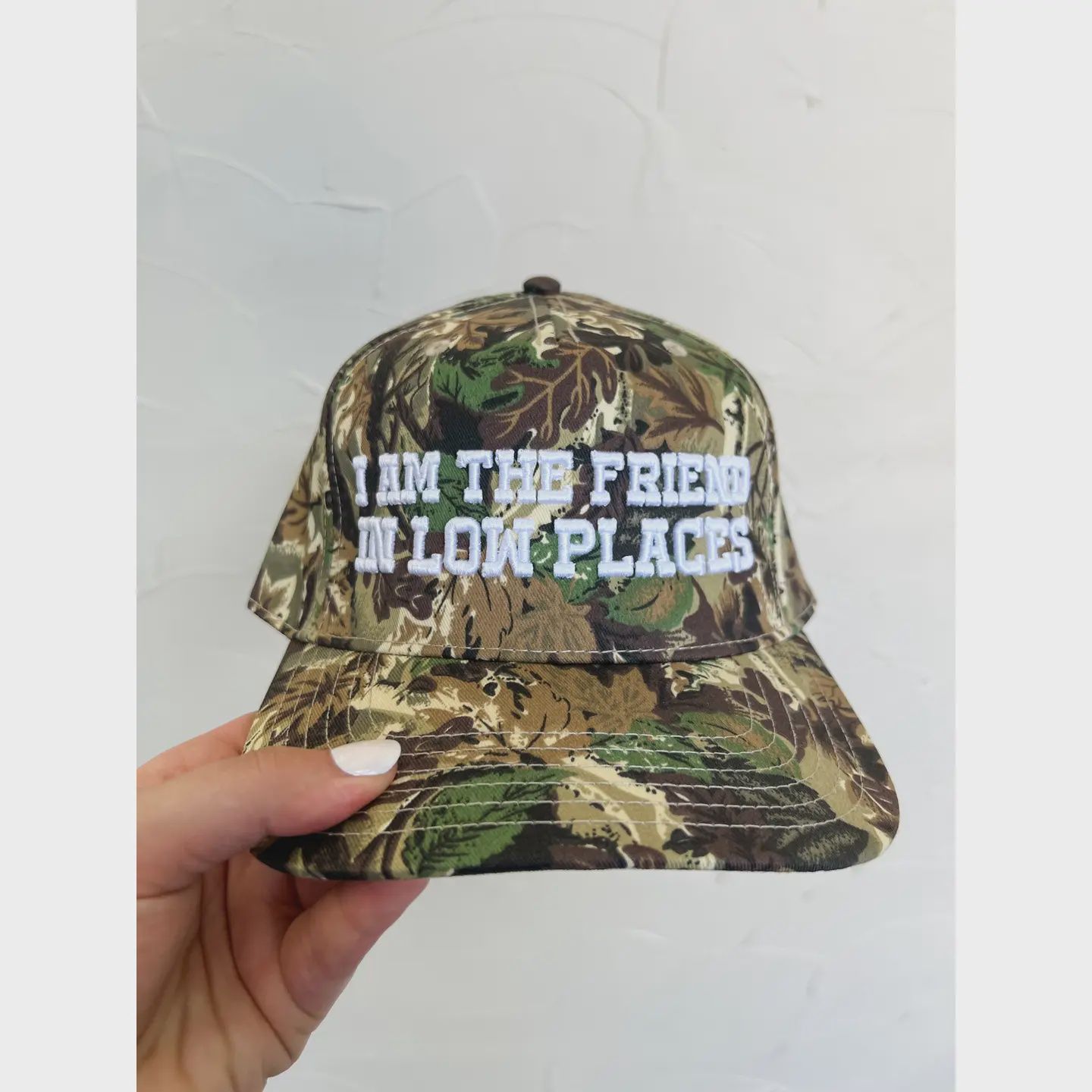 Friend in Low Places Camo Cap