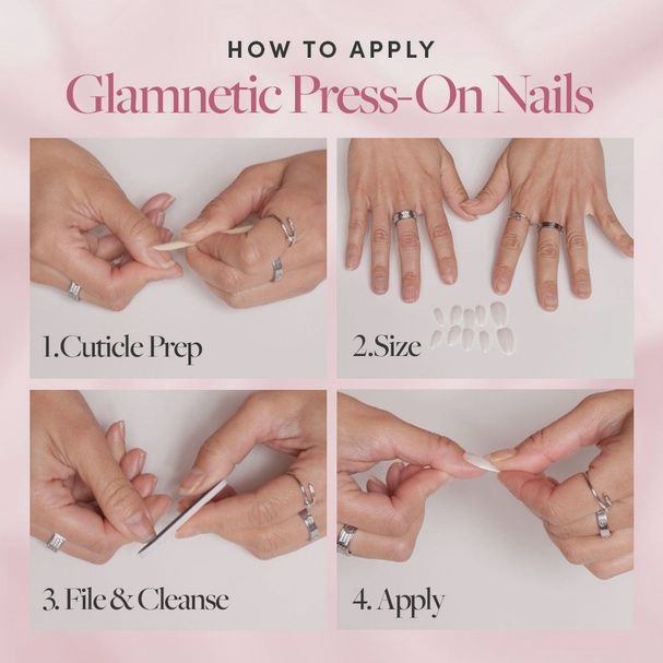 Cosmic Press-On Nails } Black Glitter | Short Squoval Shape