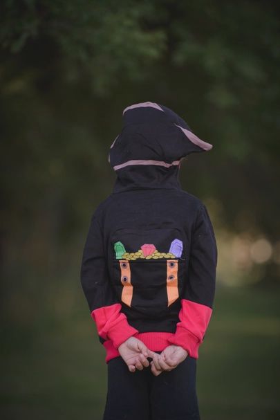 Pirate Treasure Chest Backpack 3D Kids and Toddler Hoodie