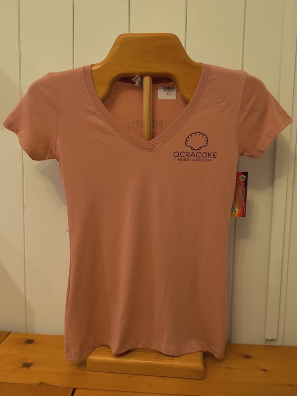 Dawn Shells Ladies V-Neck T-Shirt