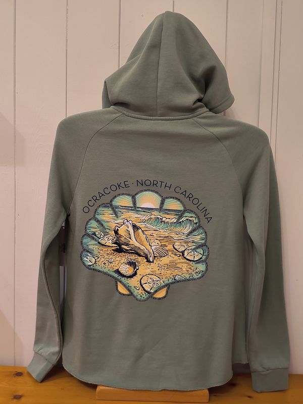 Dawn Shells Zip Up Hoodie