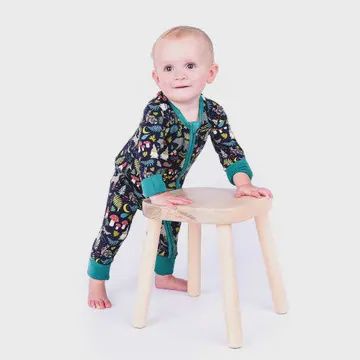 Night Forest Bamboo Baby Pajama