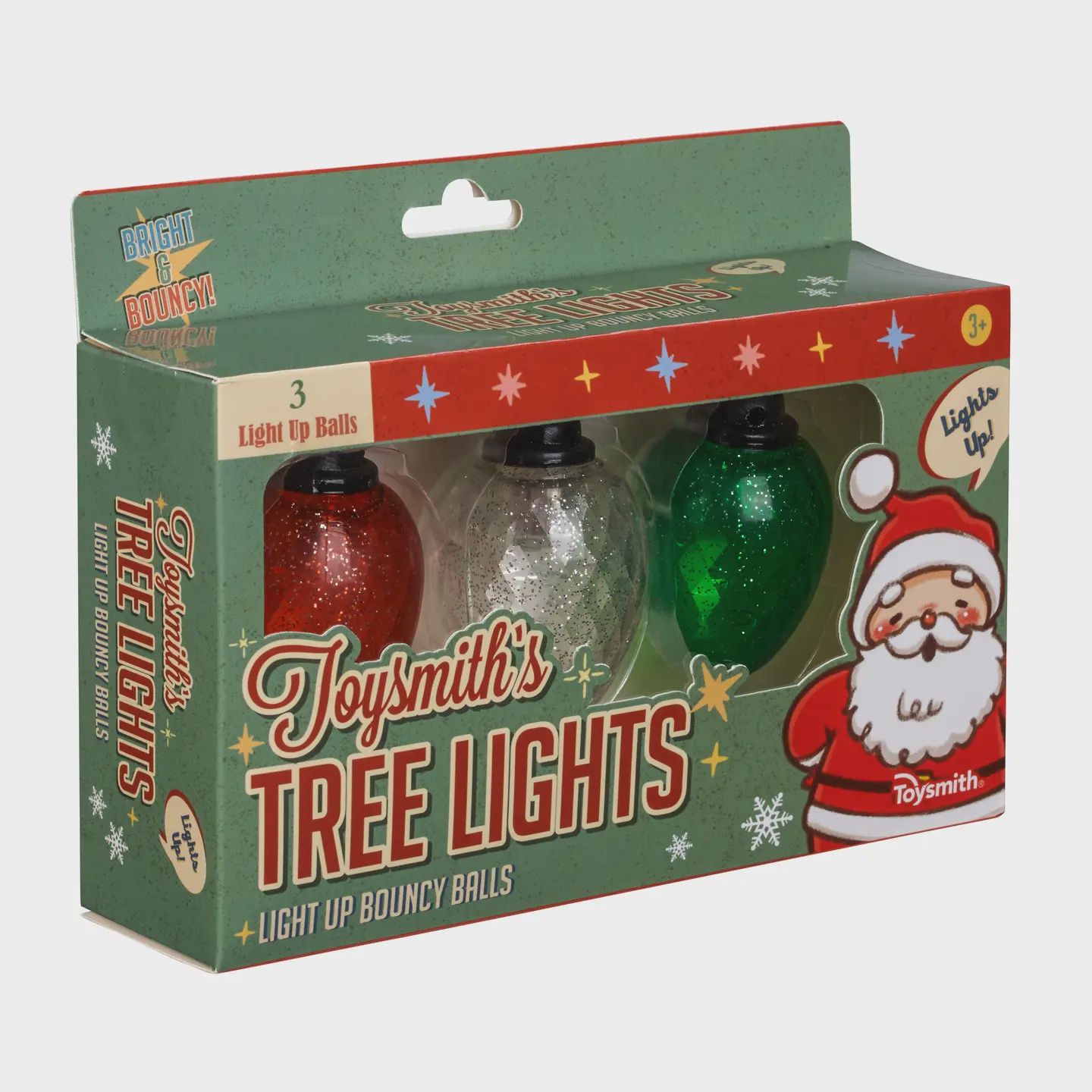 Holiday Light-Up Bouncy Ball, Assorted Colors, Christmas