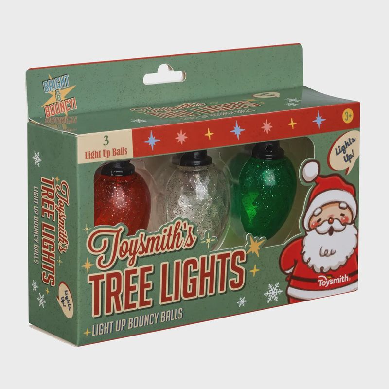 Holiday Light-Up Bouncy Ball, Assorted Colors, Christmas