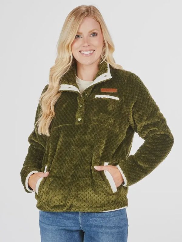 Simply Soft Pullover- Olive