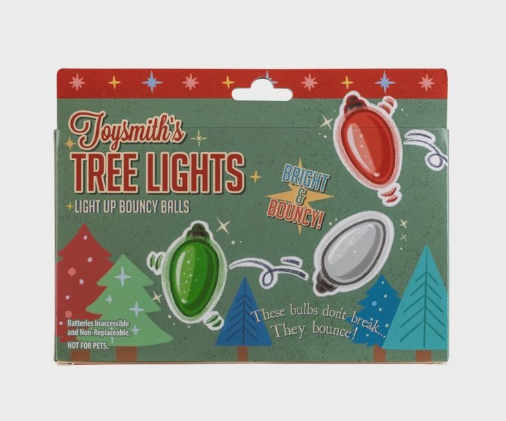 Holiday Light-Up Bouncy Ball, Assorted Colors, Christmas
