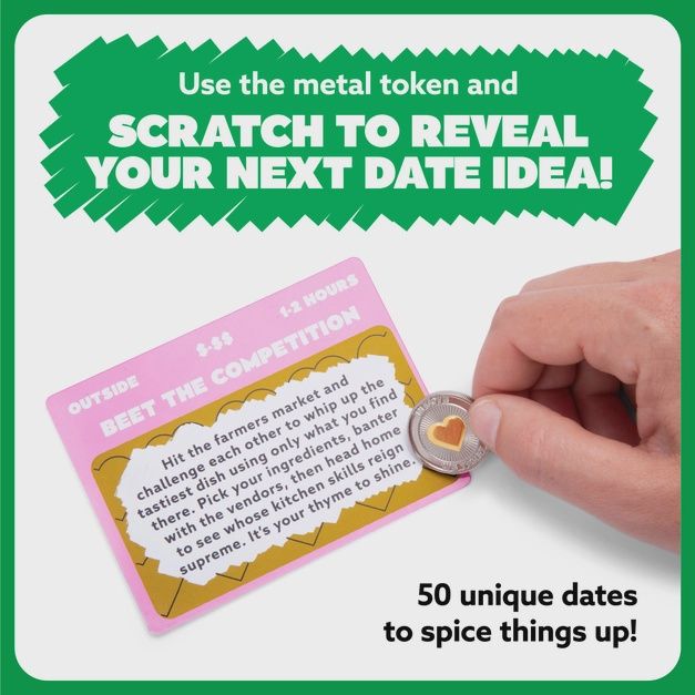 Date Night Scratch-Off Cards - 50 Unique Date Night Ideas For Couples