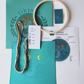 Mermaid Embroidery Kit