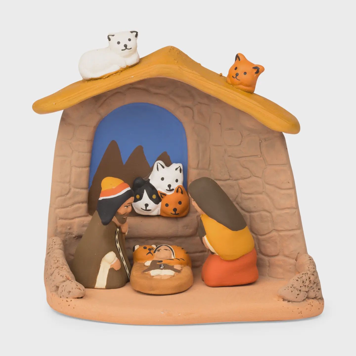 Cat Lover&#39;s Nativity