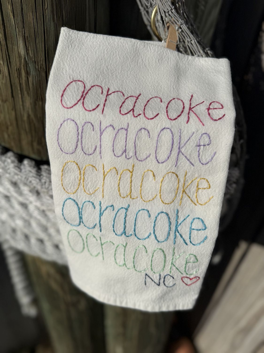 Colorful Ocracoke Towel