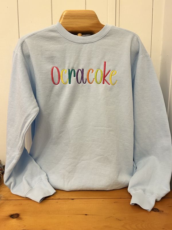 Colorful Ocracoke Crewneck